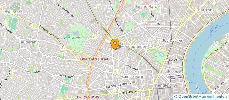 localisation de l'entreprise SCI MAJU  BORDEAUX