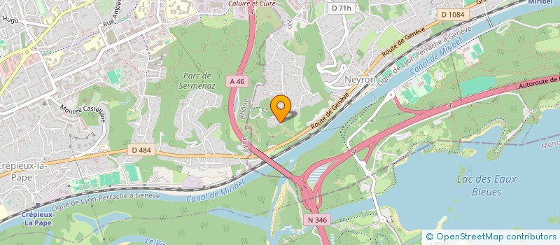 localisation de l'entreprise SCI MAJU  NEYRON