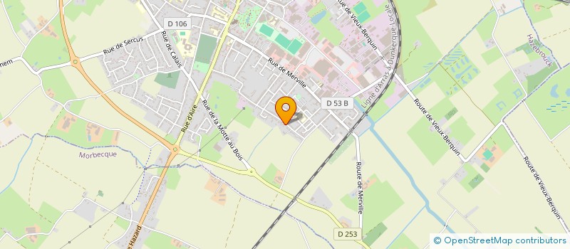 localisation de l'entreprise SCI MAJU  HAZEBROUCK