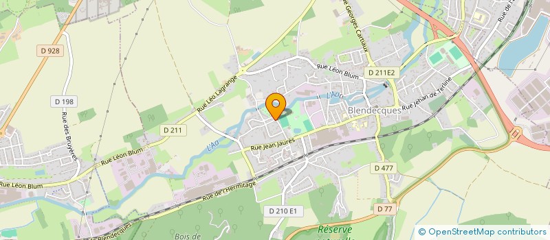 localisation de l'entreprise SCI MAJU  BLENDECQUES