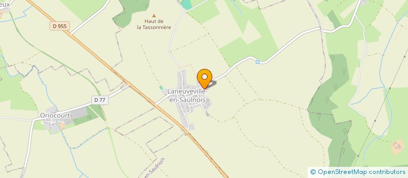 localisation de l'entreprise SCI MAJU  LANEUVEVILLE-EN-SAULNOIS