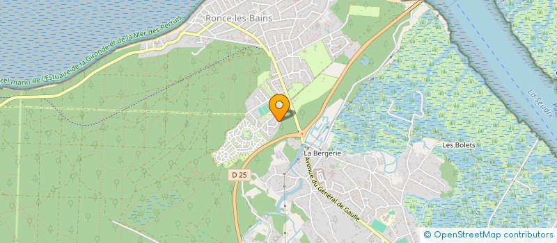 localisation de l'entreprise SCI MAJU  LA TREMBLADE