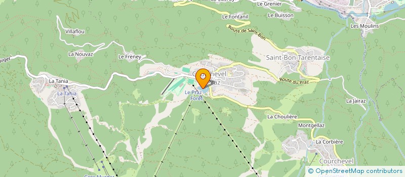 localisation de l'entreprise SCI MAJU à COURCHEVEL