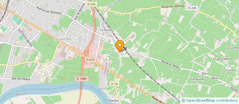 localisation de l'entreprise SCI MAJU  SAINT-EMILION