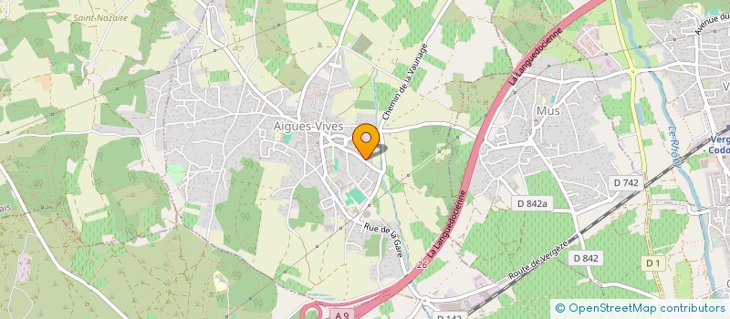 localisation de l'entreprise SCI MAJU à AIGUES-VIVES