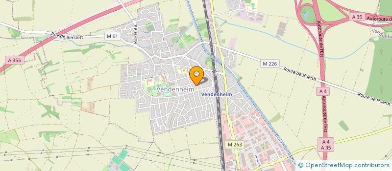 localisation de l'entreprise SCI MAJU  VENDENHEIM