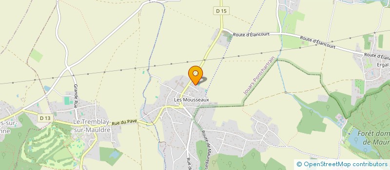 localisation de l'entreprise SCI MAJU DU MANET  JOUARS-PONTCHARTRAIN