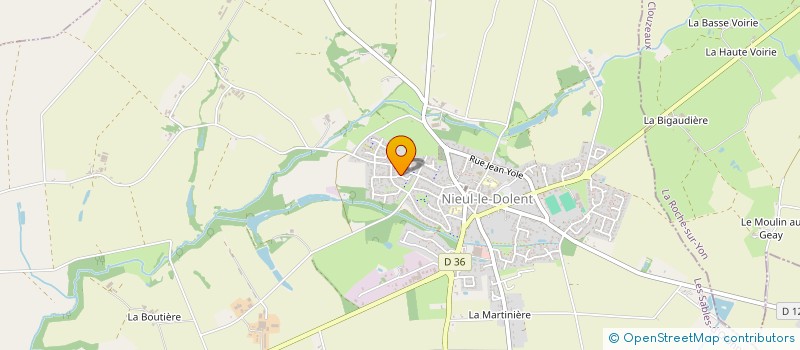 localisation de l'entreprise SCI MAJUCE  NIEUL-LE-DOLENT