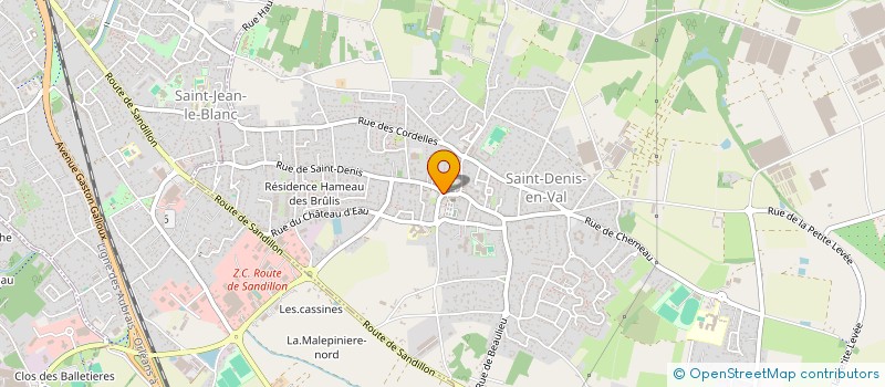localisation de l'entreprise SCI MAJUCEMA à SAINT-DENIS-EN-VAL