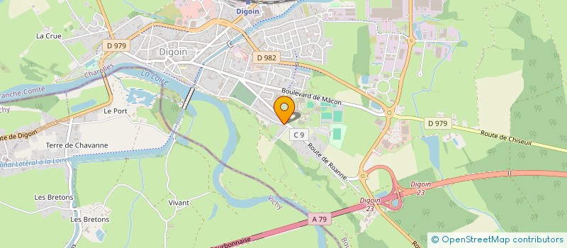 localisation de l'entreprise SCI MAJUCHA  DIGOIN