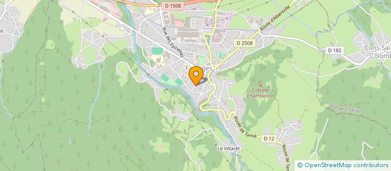 localisation de l'entreprise SCI MAJUCHA  FAVERGES-SEYTHENEX