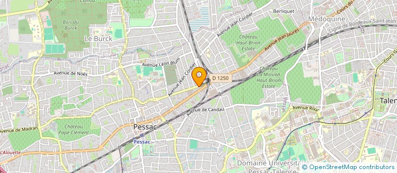 localisation de l'entreprise SCI MAJUCLOS33  PESSAC