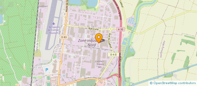 localisation de l'entreprise SCI MAJUDEL  COLMAR