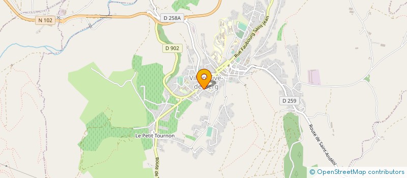 localisation de l'entreprise SCI MAJUGREDO  VILLENEUVE-DE-BERG