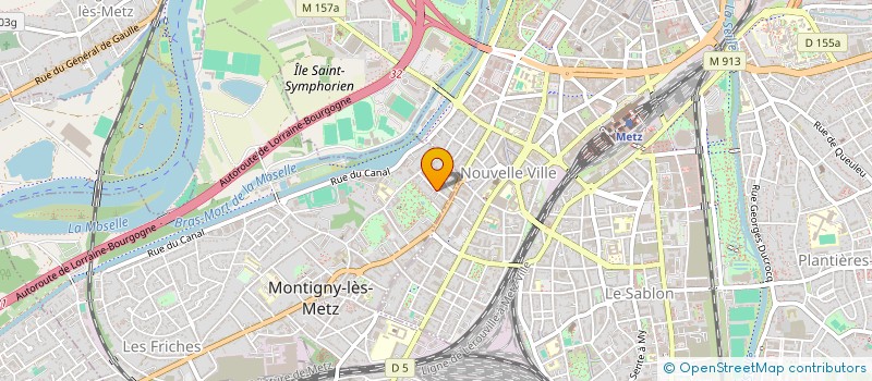 localisation de l'entreprise SCI MAJUMILE à MONTIGNY-LES-METZ