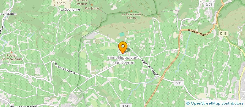 localisation de l'entreprise SCI MAJUO  SAINT-HIPPOLYTE-LE-GRAVEYRON