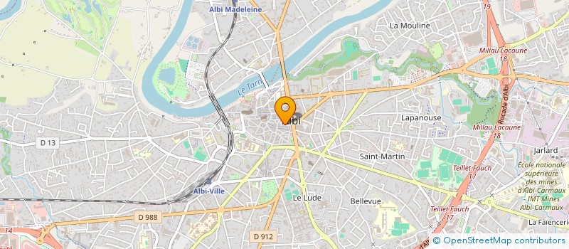 localisation de l'entreprise SCI MAJURA à ALBI