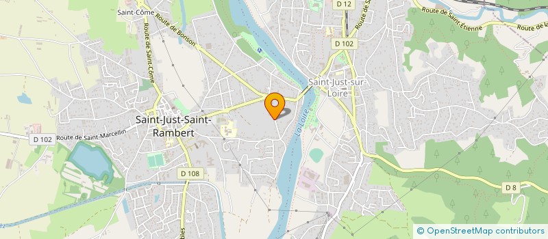 localisation de l'entreprise SCI MAJURIC  SAINT-JUST-SAINT-RAMBERT