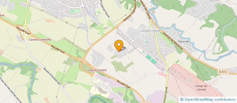 localisation de l'entreprise SCI MAJUTI  CASTRES