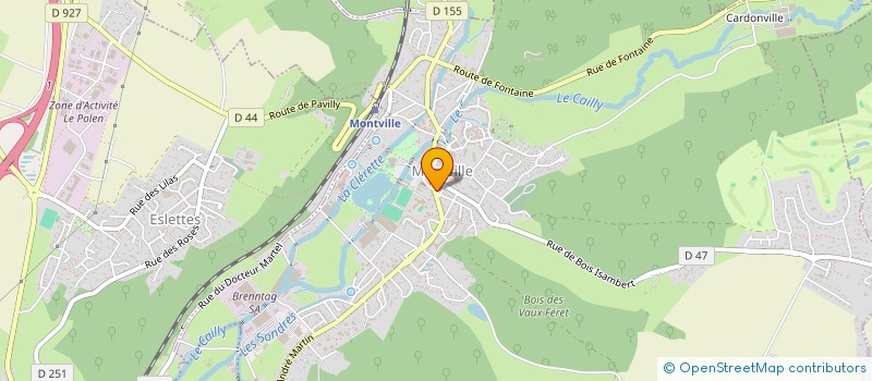 localisation de l'entreprise SCI MAJUVAVI  MONTVILLE