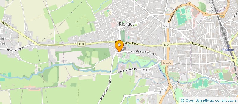 localisation de l'entreprise SCI MAJY à RIORGES