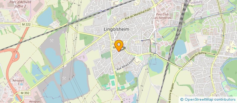 localisation de l'entreprise SCI MAJY  LINGOLSHEIM