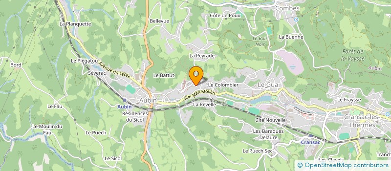 localisation de l'entreprise SCI MAJY  AUBIN