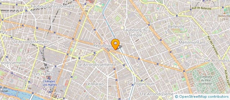 localisation de l'entreprise SCI MAJY LA COURNEUVE  PARIS