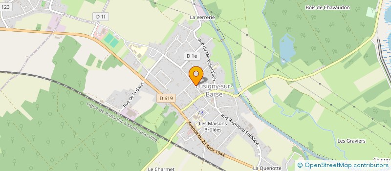 localisation de l'entreprise SCI MAK à LUSIGNY-SUR-BARSE