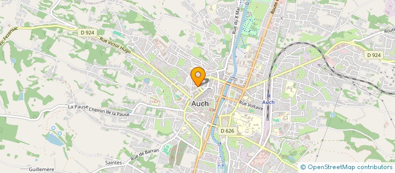 localisation de l'entreprise SCI MAK à AUCH