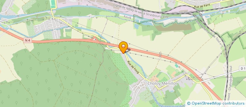 localisation de l'entreprise SCI MAK  CHOLOY-MENILLOT