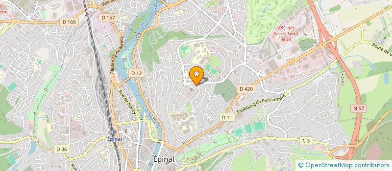 localisation de l'entreprise SCI MAK IMMOBILIER à EPINAL