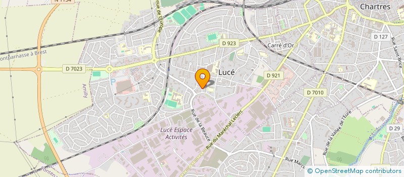 localisation de l'entreprise SCI MAK INVESTISSEMENT à LUCE