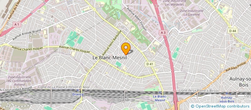 localisation de l'entreprise SCI MAKA à LE BLANC-MESNIL