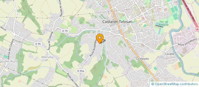 localisation de l'entreprise SCI MAKA à CASTANET-TOLOSAN