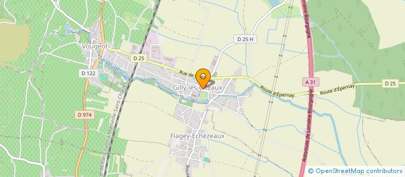 localisation de l'entreprise SCI MAKA IMMOBILIERE  GILLY-LES-CITEAUX