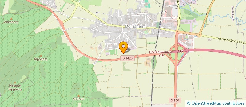 localisation de l'entreprise SCI MAKALE  DORLISHEIM