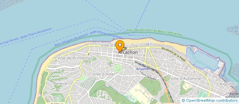 localisation de l'entreprise SCI MAKALU  ARCACHON