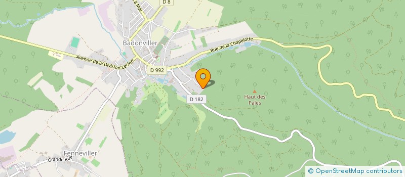 localisation de l'entreprise SCI MAKALU  BADONVILLER