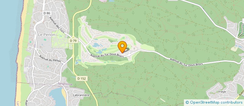 localisation de l'entreprise SCI MAKAMA  SEIGNOSSE