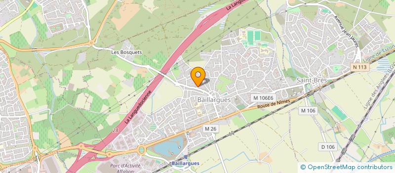 localisation de l'entreprise SCI MAKAPI à BAILLARGUES