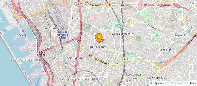localisation de l'entreprise SCI MAKARA  MARSEILLE