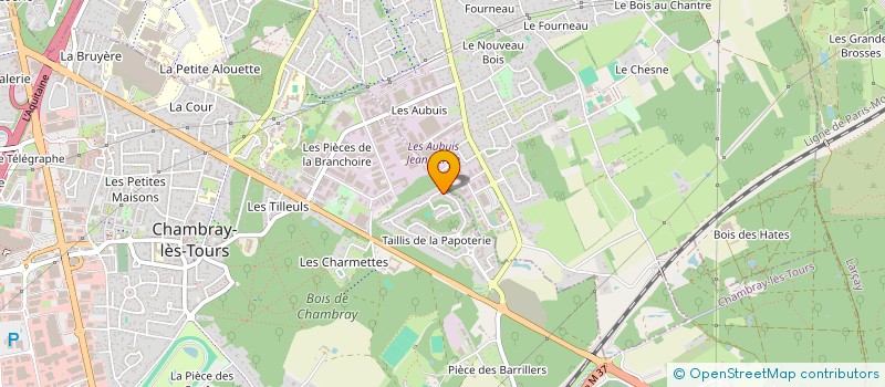 localisation de l'entreprise SCI MAKATAU  CHAMBRAY-LES-TOURS