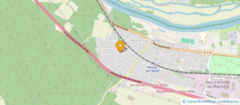 localisation de l'entreprise SCI MAKAYA 2  ROSNY-SUR-SEINE