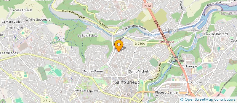 localisation de l'entreprise SCI MAKAYA à SAINT-BRIEUC