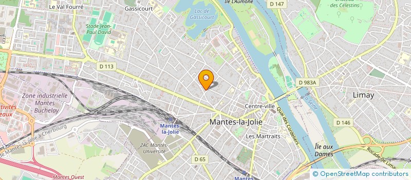 localisation de l'entreprise SCI MAKAYA  MANTES-LA-JOLIE