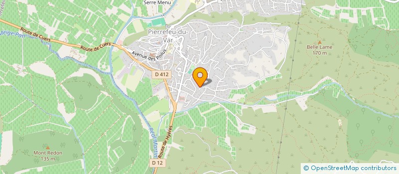 localisation de l'entreprise SCI MAKHLOUF  CUERS