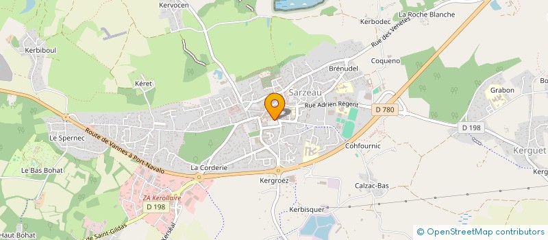 localisation de l'entreprise SCI MAKILA  SARZEAU