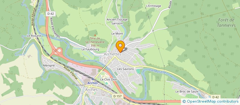 localisation de l'entreprise SCI MAKILAS  ARCHETTES