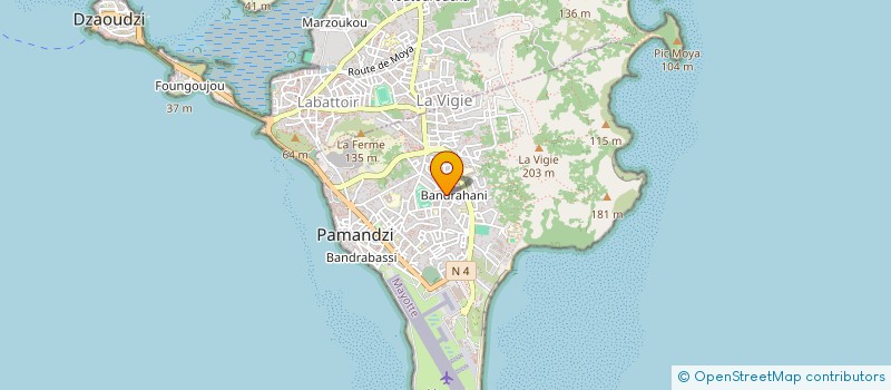 localisation de l'entreprise SCI MAKINEN IMMOBILIER à PAMANDZI